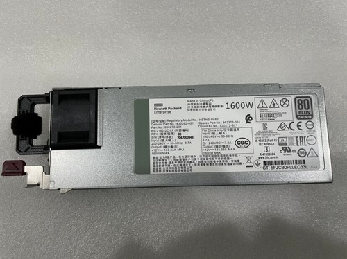 HP G10 1600W Power 830262-001 830270-201 863373-001 830272-B21 - Picture 2 of 2