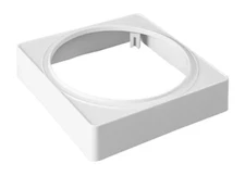 10 x 10 Ice Cream Container Skirt Cover Plastic Divider 9-9/16" Round Hole #3188