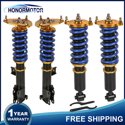 4Pcs Full Coilover For 2000-2005 Mitsubishi Eclipse 3rd-Gen Adjustable Height