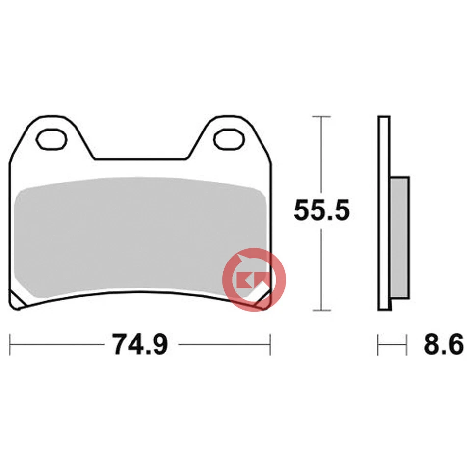 SBS 706HS KIT PASTIGLIE FRENO ANTERIORE BENELLI TRE K 899 2007-2012 Foto 2 de 4