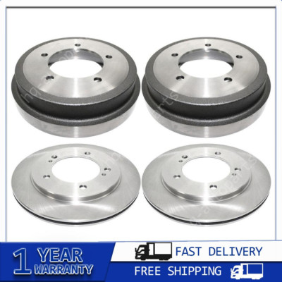 Front + Rear Brake Rotorss & Drums 4 PCS For Chevrolet Tracker 2000 | eBay