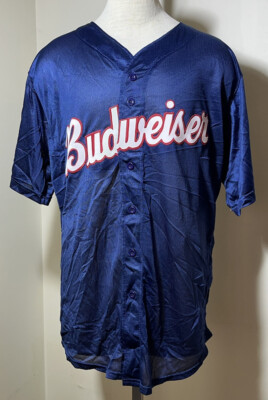 Teamwork Athletic Vintage 90s Budweiser Beer Fan Baseball Jersey