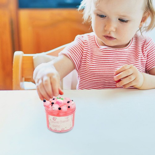 Jelly Cube Crunchy Non-Sticky Sludge Toy Jelly Cube Stress Relief Toy Soft grand - Picture 3 of 6