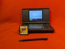 Nintendo DS, Metallic Blue, stylus case Tested no charger FREE Kirby game