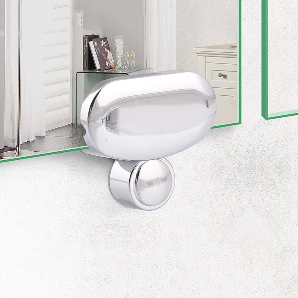 4PCS Bathroom Mirror Accessories Zinc Alloy Mirror Holder Clip Wall Glass eBay