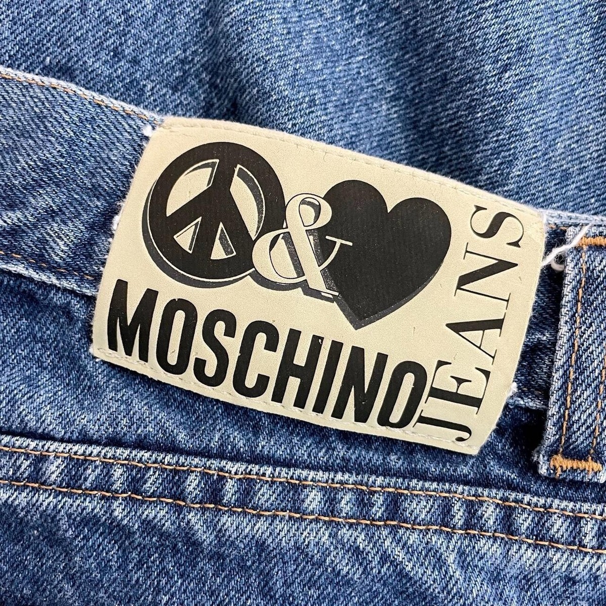 MOSCHINO JEANS PEACE SIGN 36 | eBay