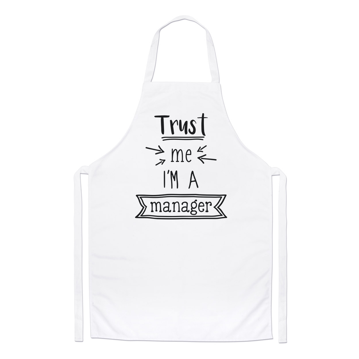 Trust Me I'm A Manager Chefs Apron - Funny Boss Best Favourite Cooking