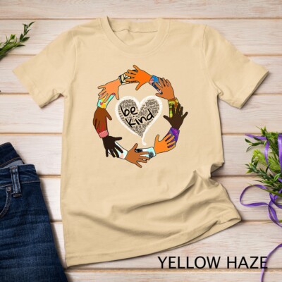 Unity Day Orange Tee Heart Be Kind Anti Bullying Gift T-Shirt Unisex T-shirt