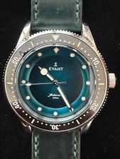 Evant Watch Polestar Terra Green Watch Mint Condition!