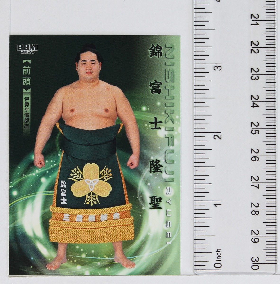 NISHIKIFUJI RYUSEI (Maegashira) - 2024 BBM Sumo Wrestling Trading