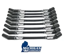 Michigan Motorsports LS Truck Spark Plug Wire Set Black 10mm LM7 LQ4 LR4 L33 LQ9