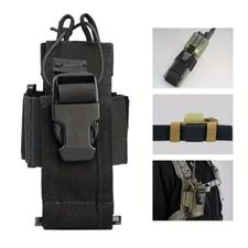 Tactical MOLLE Radio Pouch Outdoor Walkie Talkie Bag