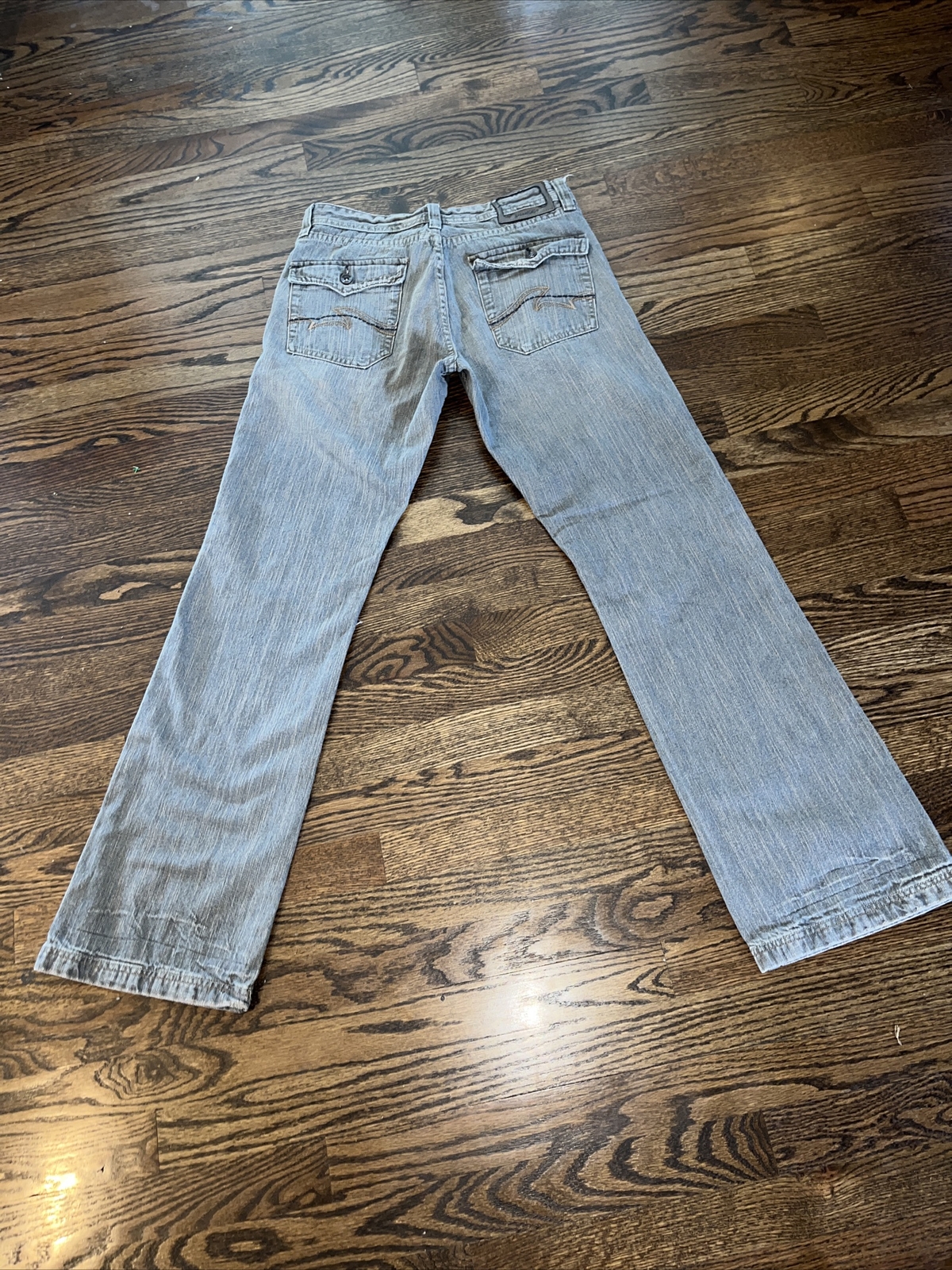 Plugg Jeans Co Jeans Mens Size 30 X 32 Blue Relaxed Fit Straight Leg Denim - View 10