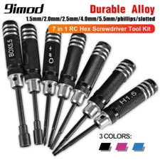RC Hex Driver Set Metal Screwdriver Tool Hex Wrench Set RC Repair Tools Kit