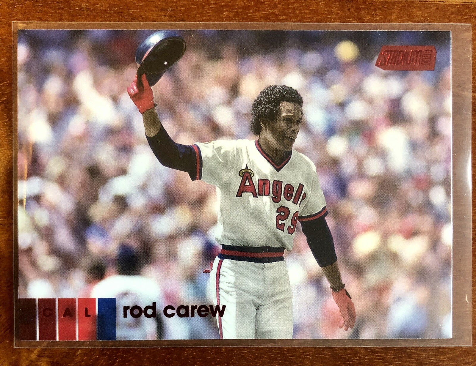 2020 Topps Stadium Club ROD CAREW Red Foil Parallel #150 Los Angeles Angels