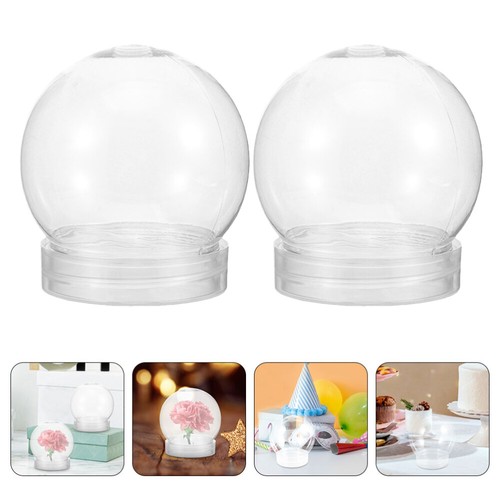 6 Pcs Plastic Water Ball Candy Bottle Snow Globe Craft Xmas DIY Child - Picture 11 of 12