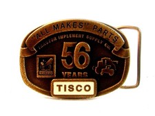 Vintage TISCO 5 Years All Makes All Parts Belt Buckle