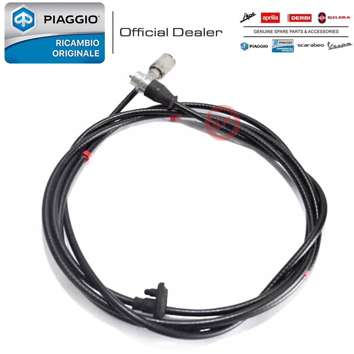 Cavo Tachimetro Originale Piaggio Per Vespa LX 50 125 150 - Ricambio Originale Codice 649347 - 12