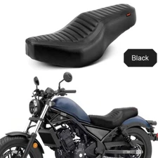 VASTMT Full Black Driver & Passenger Seat For Honda Rebel CMX300 500 2017-2025