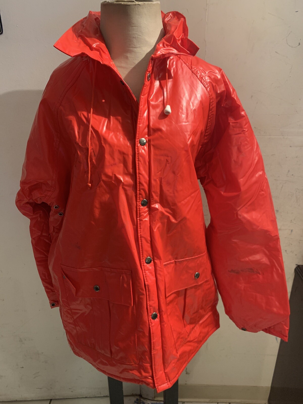 flannel lined raincoat