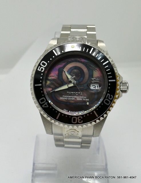 Invicta Grand Diver 15th Anniv Automatic Black MOP Dial Watch 47mm Invicta Grand Diver 15th Anniv Automatic Black MOP Dial Watch 47mm
