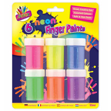 Childrens Paint Pot Sets Poster Paints- Kids Art N Craft Set- Glitter/Neon/Craft