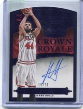 2014-15 Crown Royale - NIKOLA MIROTIC - Purple Autograph Rookie - BULLS #d/20