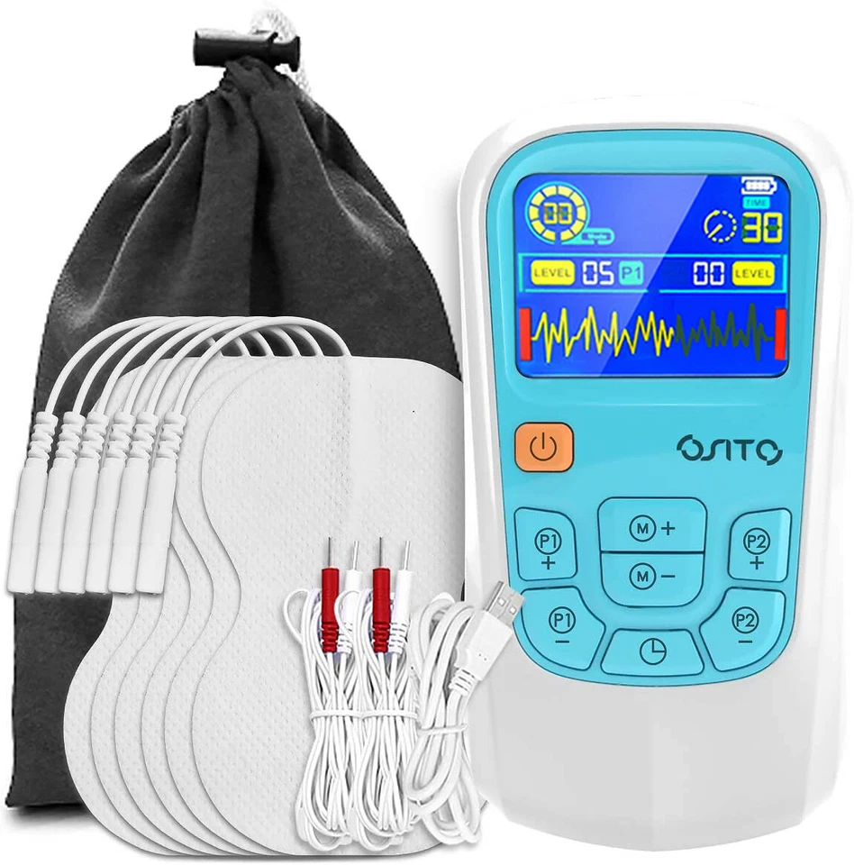 TENS-Gerät EMS Pulsmassagegerät Elektrische Muskelstimulation Schmerzlinderung - Bild 2 von 4