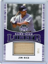 2024 LEAF LUMBER KINGS BASEBALL GAME USED LUMBER #7/15 Boston Red Sox Jim Rice