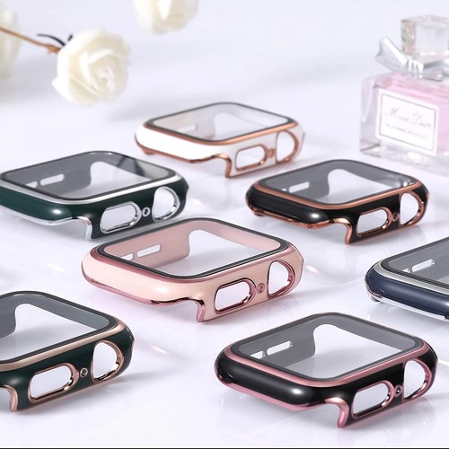 For Apple Watch Series 7 45mm 41mm Full Protective Screen Protector Case Cover - 第 1/26 張圖片