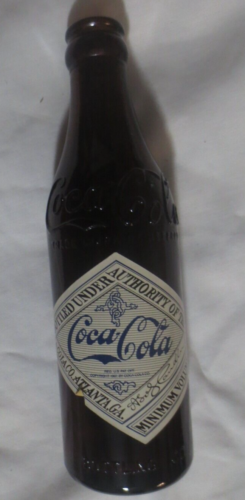 Coca-Cola Reproduction Straight Side Bottle Paper Label 100 Celebration 1986 - Picture 1 of 10