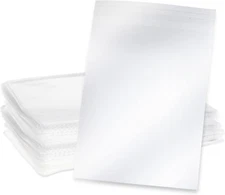 Juvale Clear Greeting Card Sleeves, Transparent Envelopes for 5X7 Invitations, P