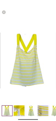 Lululemon Track And Train Tank Twin Stripe Sizzle / Sizzle