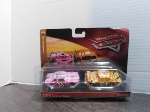 Disney Pixar Cars 3 Thunder Hollow TAILGATE PUSHOVER 1:55 pink 88 gelb 16 NEU