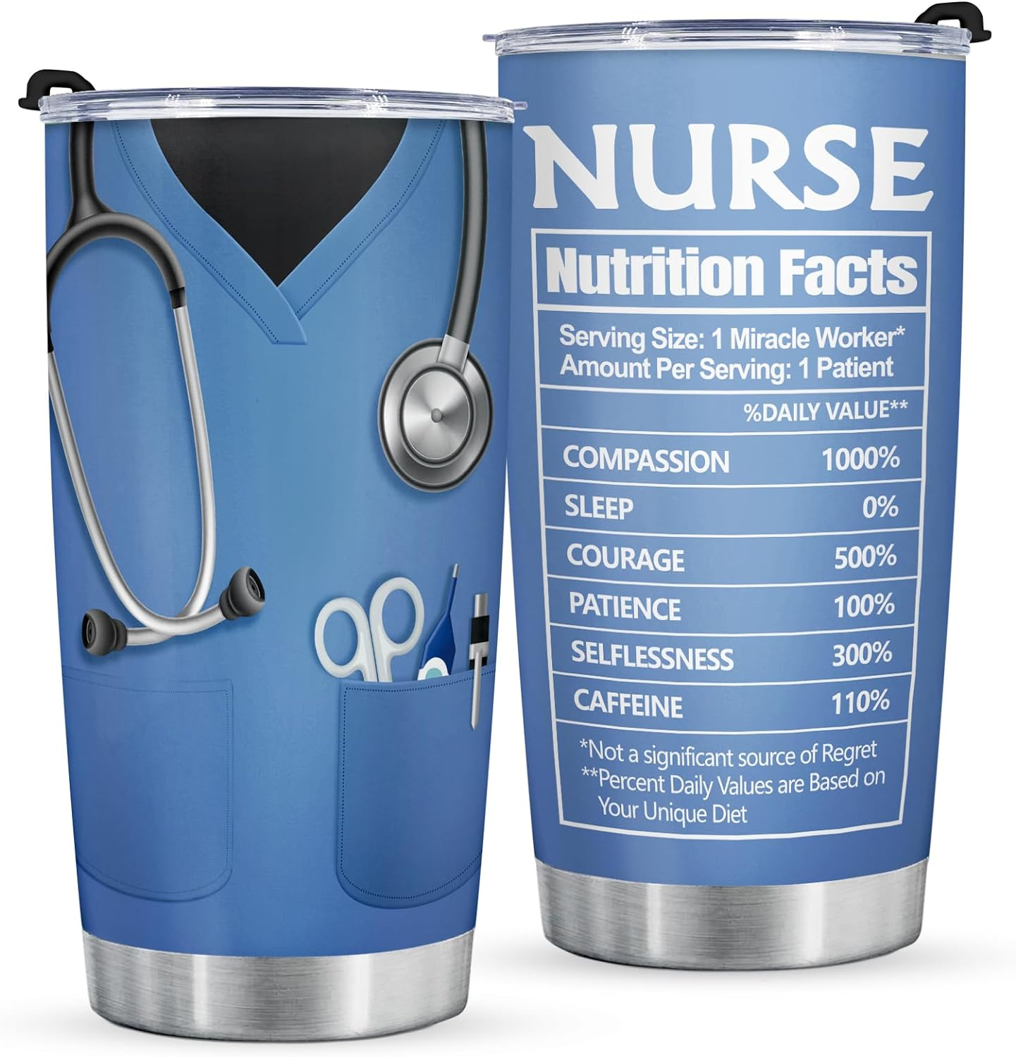 Nurse Christmas Gifts for Women Men - Nurse Tumbler Cup 20 Oz, Nurse Practitione