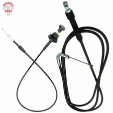 Carburetor Choke Cable and Throttle Cable Fit 2000-2001 Suzuki QuadMaster 500