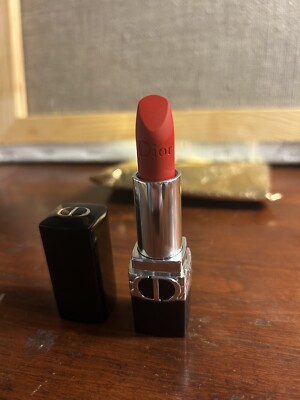 Christian Dior Rouge Dior Refillable Lipstick - 999 Matte, 0.12oz MSRP $49
