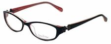 Lilly Pulitzer Designer Reading Glasses Kolby in Black Layered Crystal Red 51mm