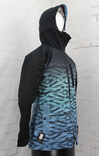 686 Dream Insulated Snow Jacket, Women's Small, Black Blue Ikat New - Picture 2 of 5