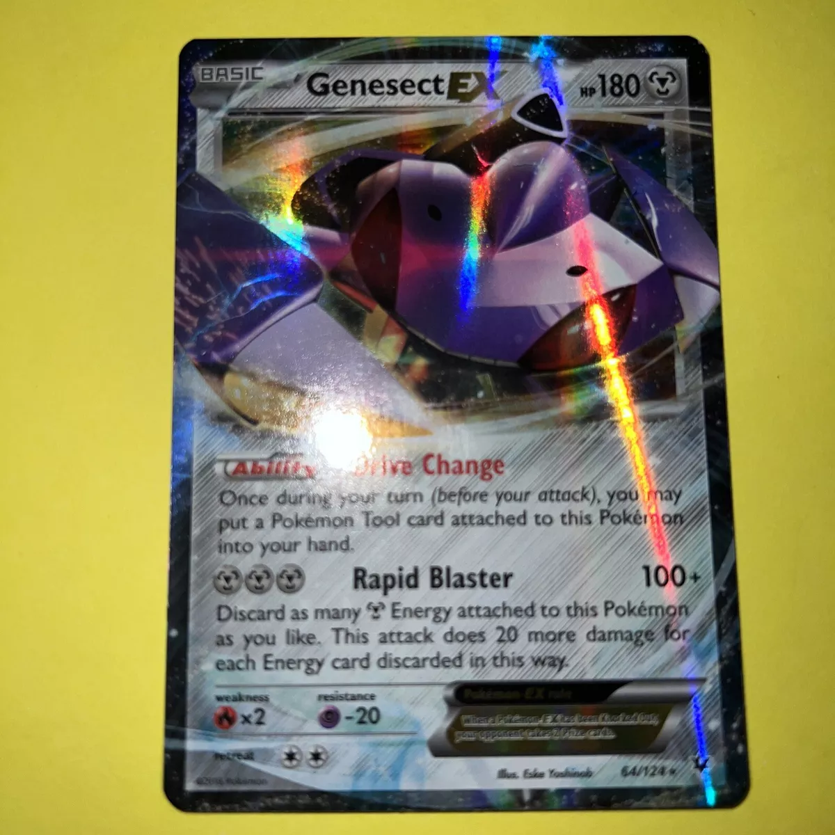 Pokemon - Genesect-EX (64/124) - XY Fates Collide - Holo – Dan123yal Toys+