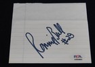 RONNIE BULL Autographed Cut CHICAGO BEARS PSA/DNA 5" — photo 1