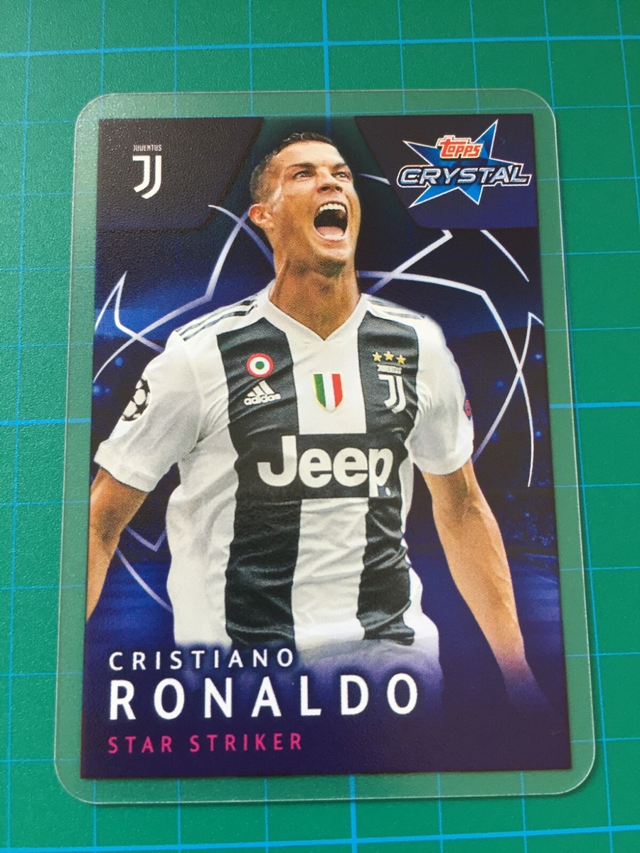 UK Topps Crystal Cristiano Ronaldo Star Striker Champions