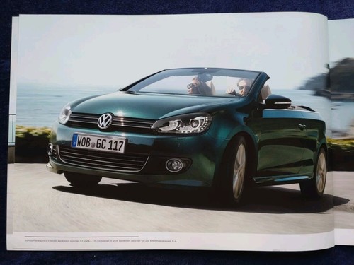 VW Golf 6 Cabrio Cabriolet Prospekt 9.2015 - Picture 3 of 6
