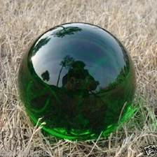 Asian Rare Glass Quartz Green Magic Crystal Healing Ball Sphere 40mm+Stand