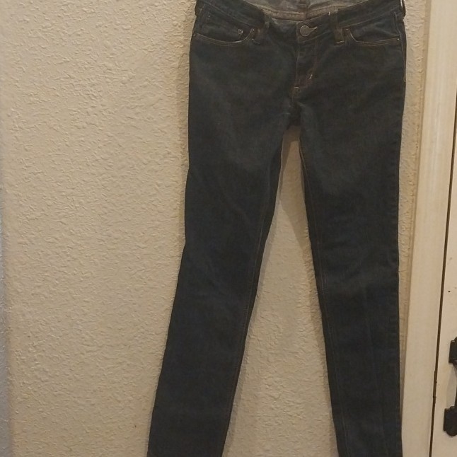 Bullhead Venice Skinny Jeans Girls 5 Reg Blue 99% Cotton Button Zipper