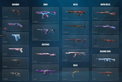valorant account skins