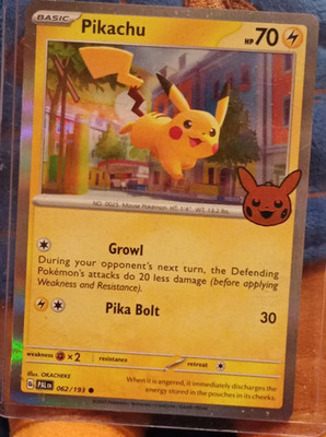 2023 Pikachu Reverse Holo