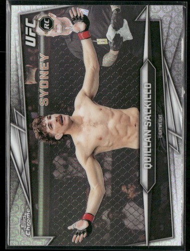 2026 Topps Chrome UFC #57 Quillan Salkilld UFC Glove Refractor Rookie