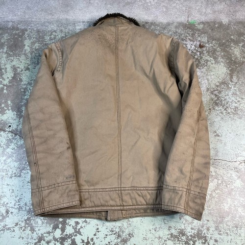 Aeropostale Utility Sherpa Lined Trucker Jacket Coat Men’s Medium Tan - Picture 12 of 12