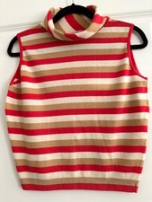 100 Cashmere Vest Women's Size 36 M P